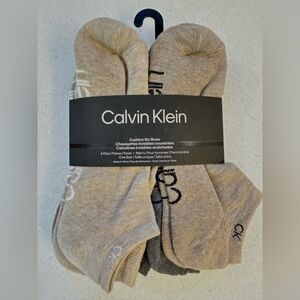 Calvin Klein Men's Tan No Show Socks